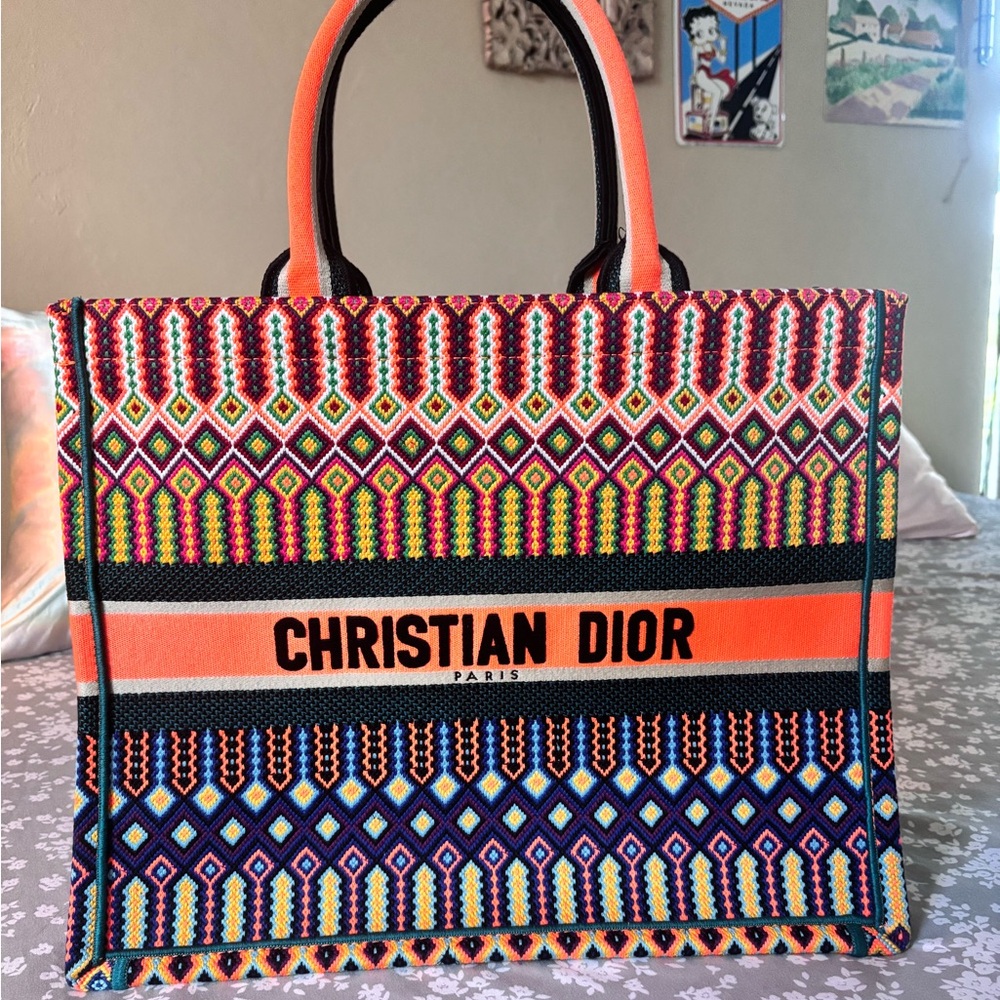Vibrant Patterned Tote Bag